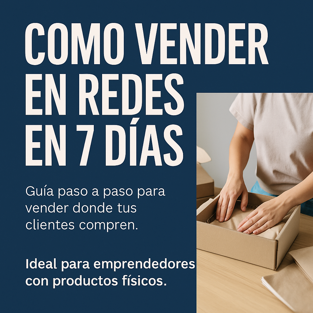 Como vender en redes en 7 días